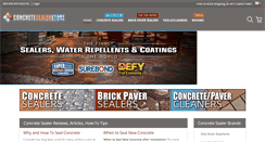 Desktop Screenshot of concretesealerstore.com